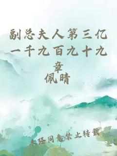 副總夫人第三億一千九百九十九章